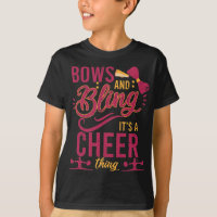 Bows And Bling Its A Cheer Thing Cheerleader Sport