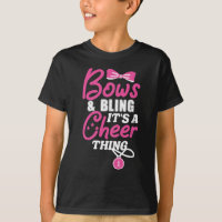 Bows And Bling Its A Cheer Thing Girl Cheerleader