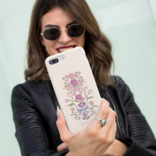 Bows and Blossoms Floral Pink iPhone 11 Case