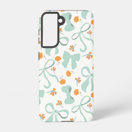 Bows and Flowers Samsung Galaxy S21 Case