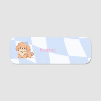 Bows & Bones Classic Name Tags
