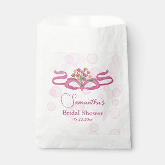 Bows & Bouquets Flower Bloom Bar Bridal Shower Favor Bag