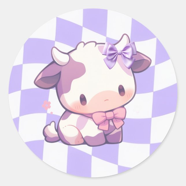 Bows & Bull's Sticker (Front)