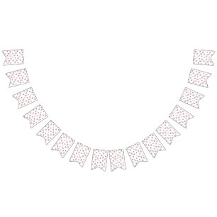 Bows, Bunnies and Flowers Bunting Flags