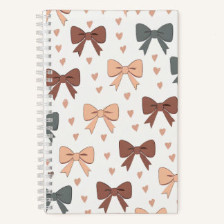 "Bows & Hearts" Coquette Daily Journal