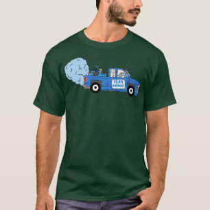 Bows or Burnouts Team Burnout Gender Reveal Party  T-Shirt