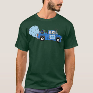 Bows or Burnouts Team Burnout Gender Reveal Party T-Shirt