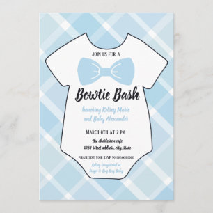 Bowtie Bash Southern Baby Shower Invitation