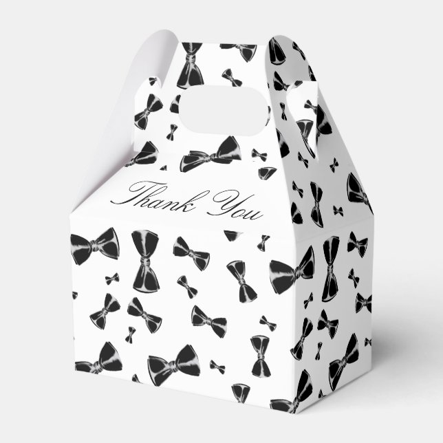 Bowties Favor Boxes (Front Side)