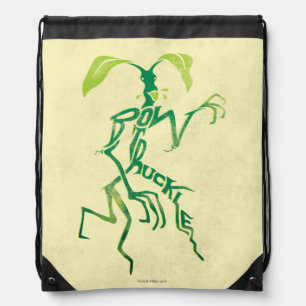 BOWTRUCKLE™ PICKETT™ Typography Graphic Drawstring Bag