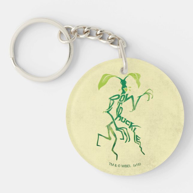 BOWTRUCKLE™ PICKETT™ Typography Graphic Keychain (Front)
