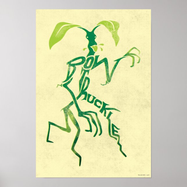 BOWTRUCKLE™ PICKETT™ Typography Graphic Poster (Front)