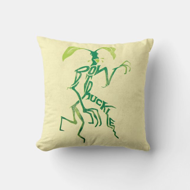 BOWTRUCKLE™ PICKETT™ Typography Graphic Throw Pillow (Front)