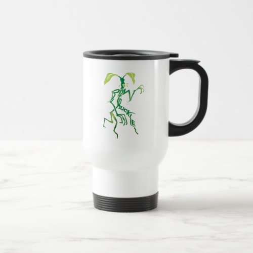 BOWTRUCKLE PICKETT Typography Graphic Travel Mug