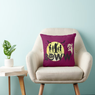 Boww!! – Spooky Surprise Halloween  Throw Pillow