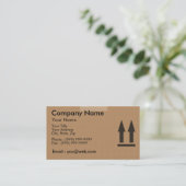 box board business card (Standing Front)