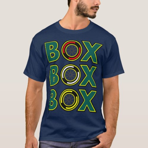 Box Box Box El Plan F1 Tyre Compound Design T_Shirt