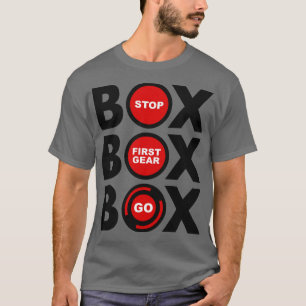 Box Box Box F1 Pitstop Lollipop Design T-Shirt