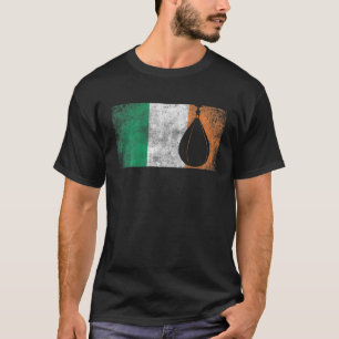 Box Boxer Boxing Gift St. Patrick's Day Irish Flag T-Shirt