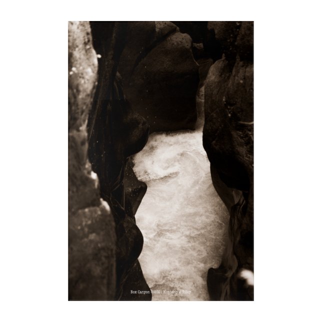 Box Canyon Acrylic Print (Front)