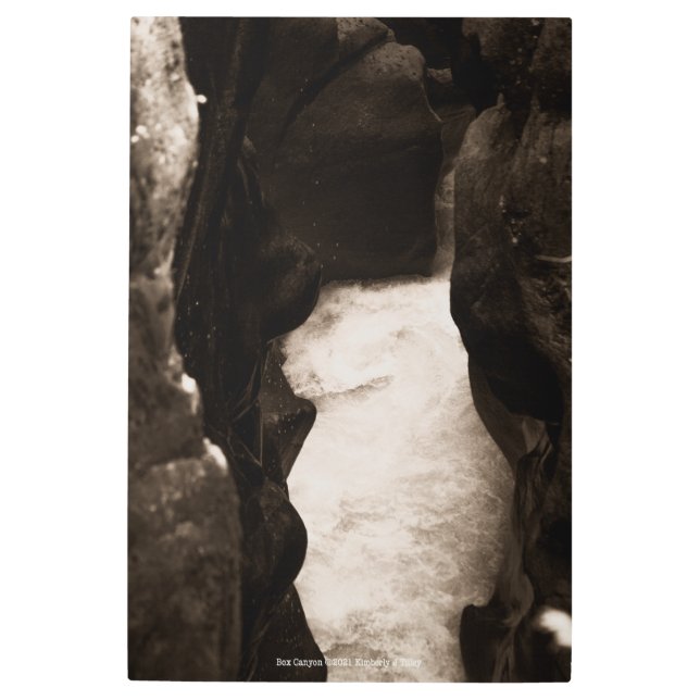Box Canyon Metal Print (Front)