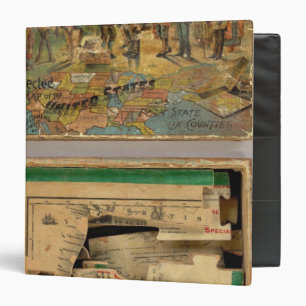 Box Dissected map, United States Binder