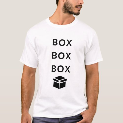 Box f1 funny  T_Shirt