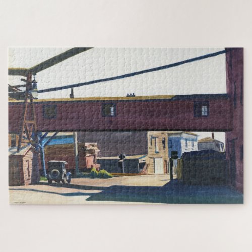 Box Factory Gloucester  Edward Hopper  Jigsaw Puzzle