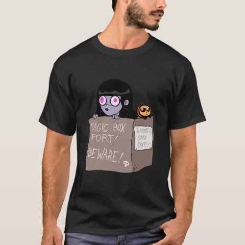 Box Fort Normies Stay Out Pauline  PumKin Guy T_Shirt