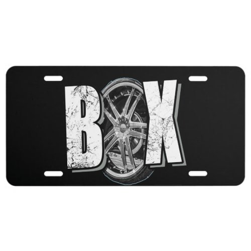 Box Life Caprice License Plate