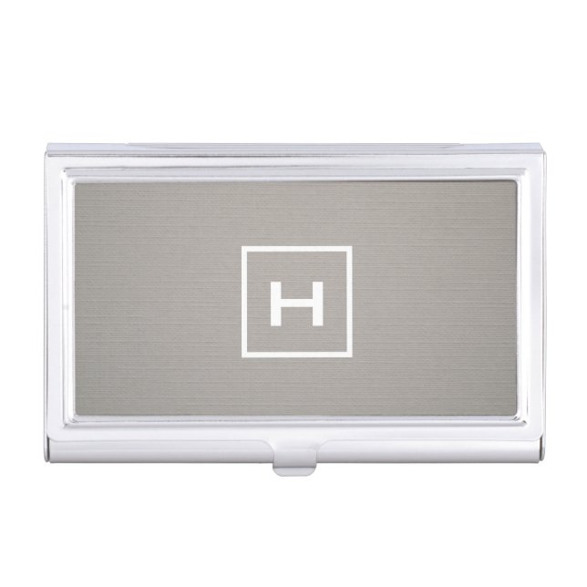 BOX LOGO with YOUR INITIAL/MONOGRAM Card Holder (Front)