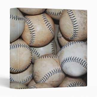Box of Baseballs Binder