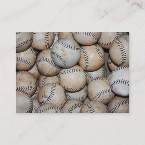 Box of Baseballs Business Card Templates