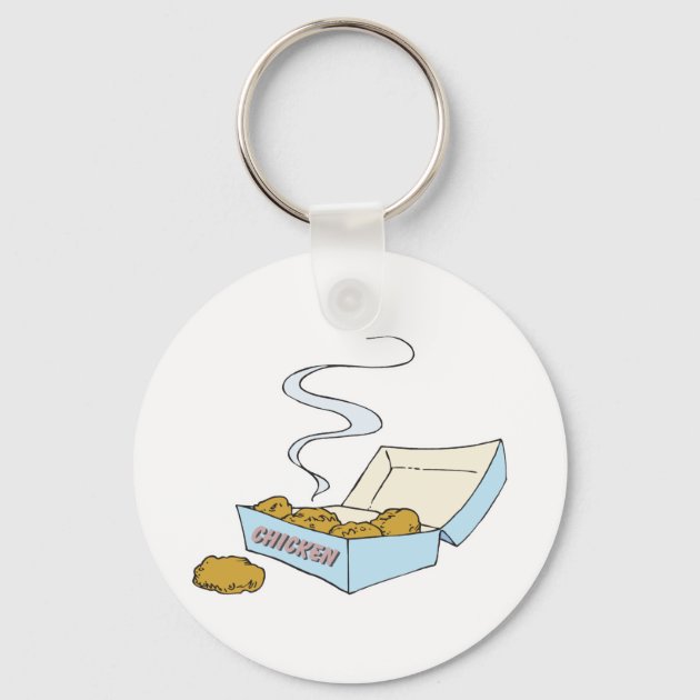 Chicken hot sale nugget keychain