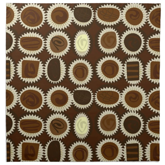 Box of Chocolate Joy Napkin (Front)