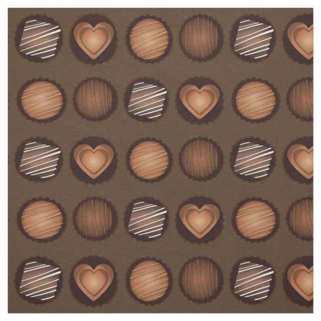 Box of Chocolates Cute Valentine's Day Fabric (Swatch)
