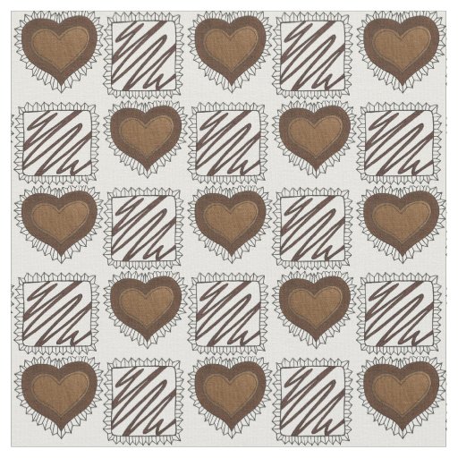 Box of Chocolates Valentine's Day Chocolate Candy Fabric