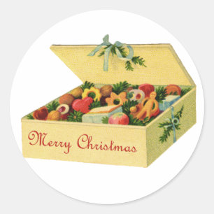 Box Of Christmas Cookies Stickers
