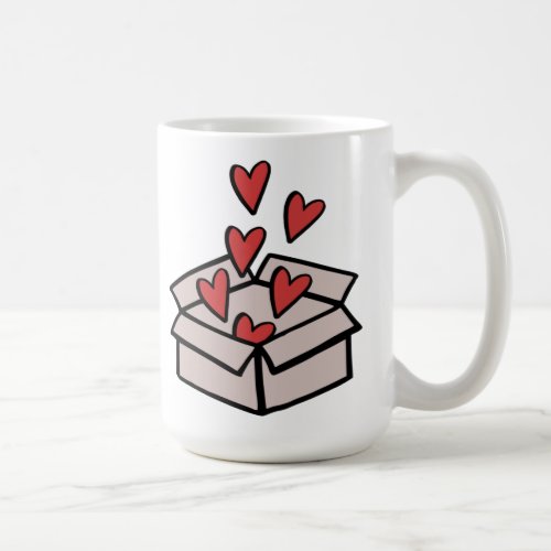 Box Of Hearts Coffee Mug