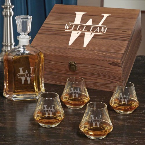 Box Set with Decanter and Dimera Whiskey Glasses