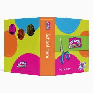 Box Tops for Education Binder
