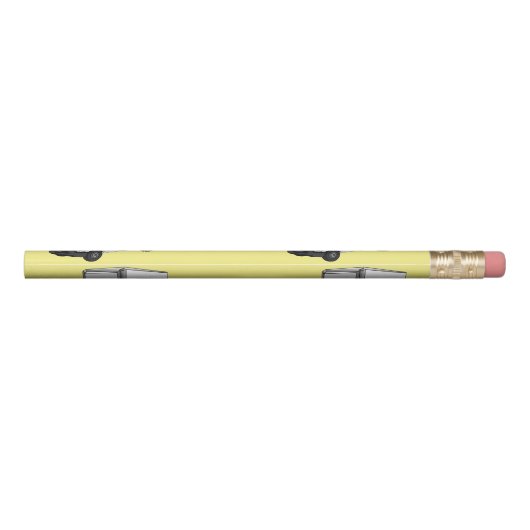 Box truck cartoon illustration pencil (Back)