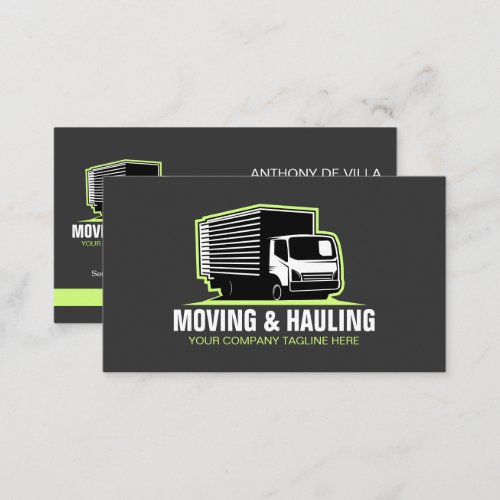 Box Truck Moving Hauling  Delivery Service Business Card