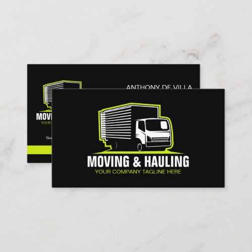 Box Truck Moving Hauling  Delivery Service Business Card