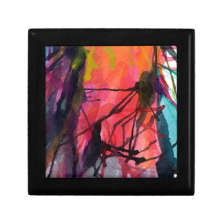 Box with artistic printing