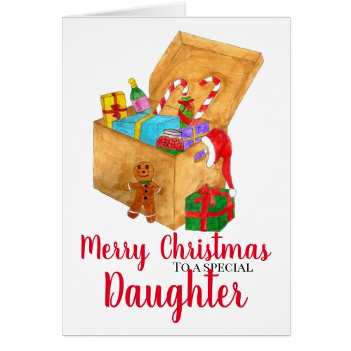 Box with Christmas Gifts Customizable