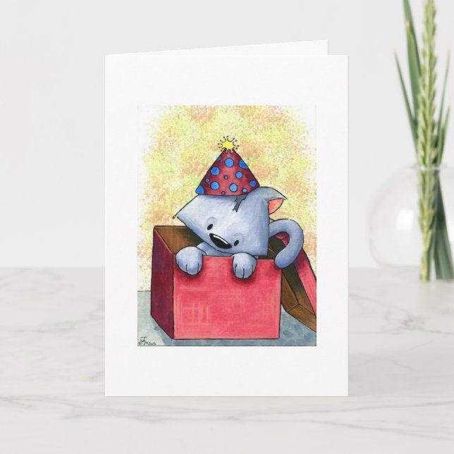 BOXCAT BIRTHDAY CARD (Front)