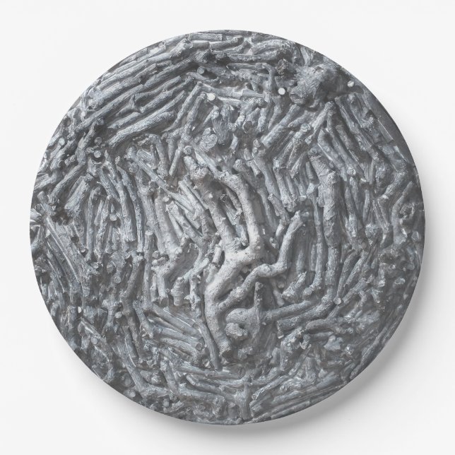 Boxcuttings: Moon  Paper Plates (Front)