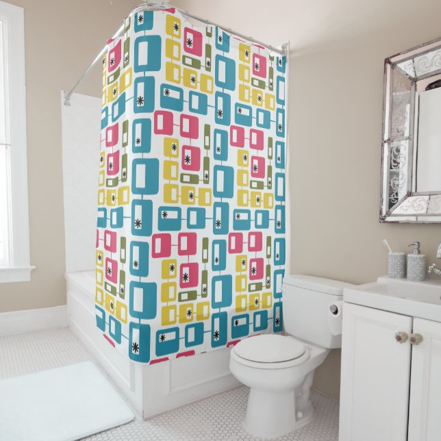 Boxed In  Shower Curtain (In Situ)