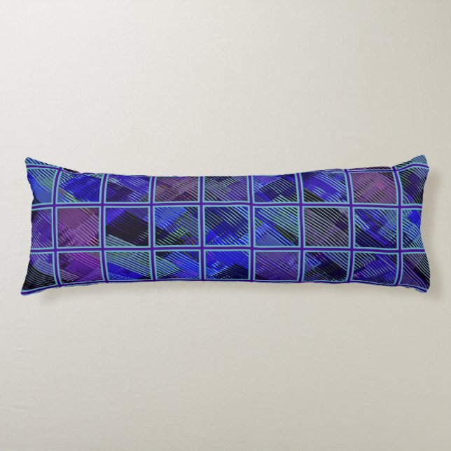 Boxed Scratches Body Pillow (Front)